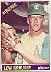 1966 Topps Baseball Cards      256     Lew Krausse
